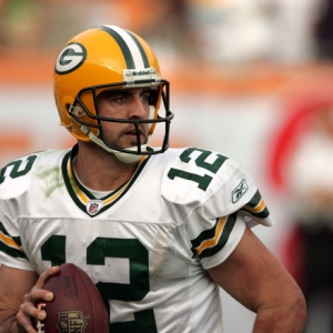 Aaron Rodgers of the Green Bay Packers.