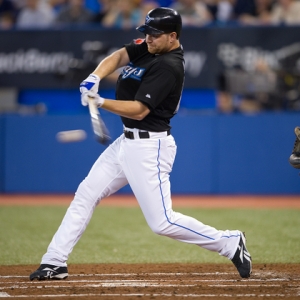 Toronto Blue Jays designated hitter Adam Lind