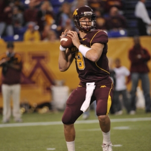 Minnesota Gopher quarterback Adam Weber.