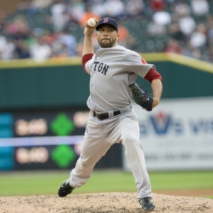 Boston Red Sox pitcher Alfredo Aceves