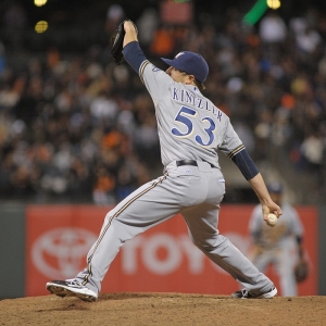 Milwaukee Brewers pitcher Brandon Kintzler