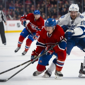 Brendan Gallagher of the Montreal Canadiens