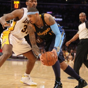 Carmelo Anthony of the Denver Nuggets