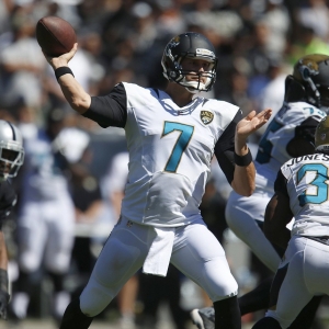 Jacksonville Jaguars starting quarterback Chad Henne