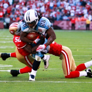 Titans No. 28 Chris Johnson.