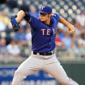 Texas Rangers starting pitcher C.J. Wilson