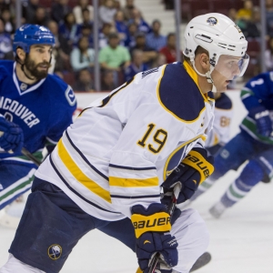 Cody Hodgson of the Buffalo Sabres