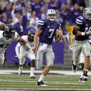 Kansas State Wildcats quarterback Collin Klein