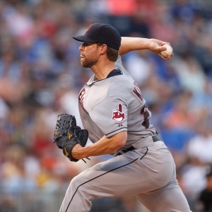 Cleveland Indians starting pitcher Corey Kluber