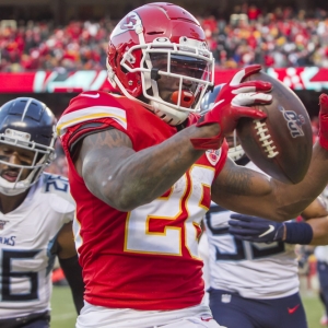 Kansas City Chiefs running back Damien Williams
