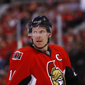 Daniel Alfredsson of the Ottawa Senators