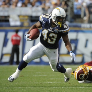 San Diego Chargers running back Darren Sproles