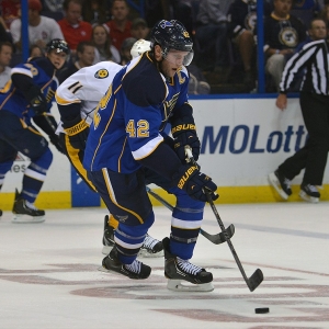 St. Louis Blues' center David Backes