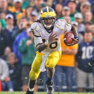 Michigan quarterback Denard Robinson