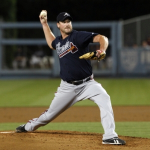 Atlanta Braves pitcher Derek Lowe