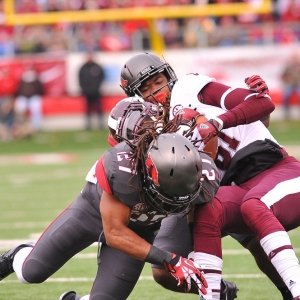 University of Arkansas defensive backs DJ Dean and Alan Turner