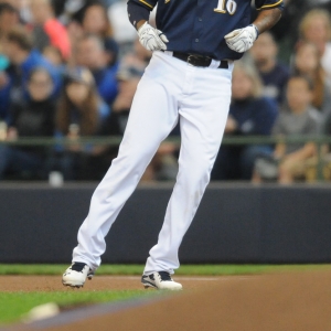 domingo santana milwaukee brewers