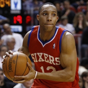 Philadelphia 76ers shooting guard Evan Turner