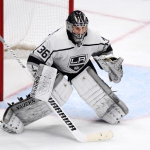 Los Angeles Kings goalie Jack Campbell