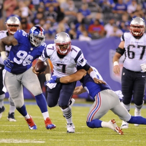 New England Patriots Quarterback Jacoby Brissett 