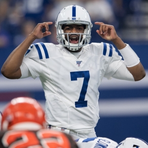 Indianapolis Colts quarterback Jacoby Brissett