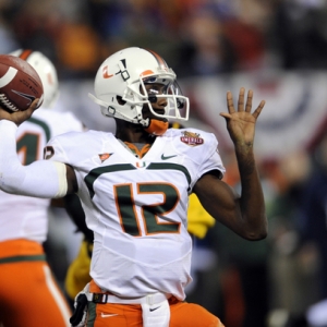 Jacory Harris, QB for the Miami Hurricanes.