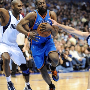 Oklahoma City Thunder guard James Harden