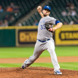 Kansas City Royals starting pitcher James Shields