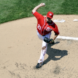 Washington Nationals starting pitcher Jason Marquis