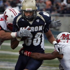 Akron wide receiver Jerrod Dillard