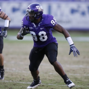 TCU defensive end Jerry Hughes.