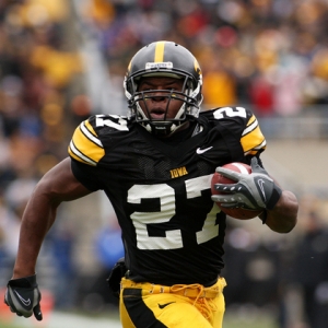 Iowa running back Jewel Hampton.