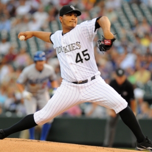 Colorado Rockies starting pitcher Jhoulys Chacin