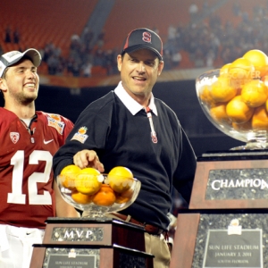 Stanford Cardinal Head Coach Jim Harbaugh