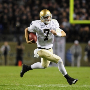 Notre Dame Fighting Irish quarterback Jimmy Clausen.