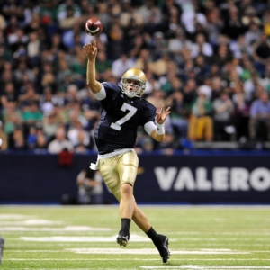 Former Notre Dame Fighting Irish Quarterback Jimmy Clausen