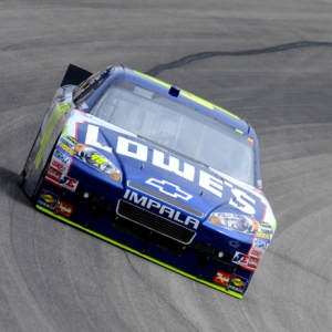 Jimmy Johnson in the No. 48 Lowe's Chevrolet