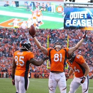 Denver Broncos tight end Joel Dreessen