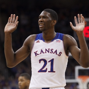 Kansas Jayhawks center Joel Embiid