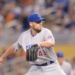 Chicago Cubs starting pitcher John Lackey