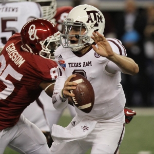 Texas A&M Aggies quarterback Johnny Manziel