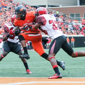 Josh Stewart of the Oklahoma State Cowboys