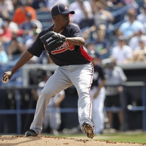 Braves starting pitcher Julio Teheran