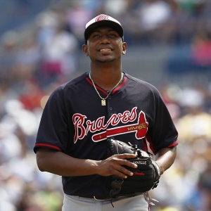 Atlanta Braves starting pitcher Julio Teheran