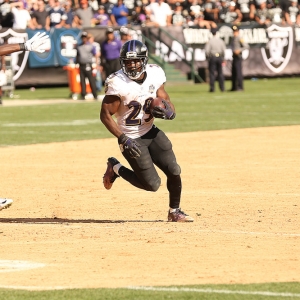 Baltimore Ravens running back Justin Forsett