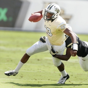 Central Florida quarterback Justin Holman