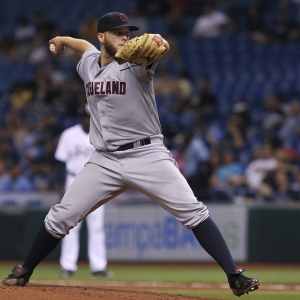 Indians pitcher Justin Masterson