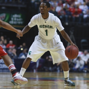 Michigan State guard Kalin Lucas