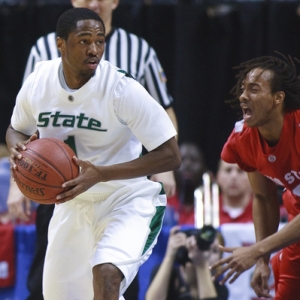 Michigan State guard Kalin Lucas.