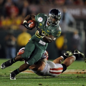 Kenjon Barner of the Oregon Ducks